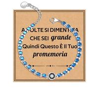 FANCIBAND Regalo Motivazionali Bracciale Uomo Timone Portafortuna Acciaio Inox, Bracciali da Uomo Regali A Mio Figlio Papà Fratello Fidanzato Marito Nonno Nipoti Zio Collega