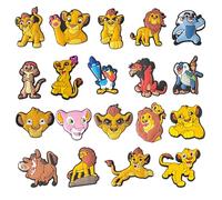 Fancico Ciondoli per scarpe The Lion, 19 pezzi, decorazioni diverse per adolescenti e adulti, accessori per zoccoli, bomboniere