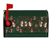 Fanciful - Coperture magnetiche per cassetta postale con riccio invernale | Foresta Flora, copertura per cassetta delle lettere, funghi boschivi, regali per le vacanze, foglie invernali festive