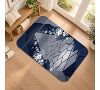 Fanciful Stone Path Landscape Runner Tappeto 2x3 | Tappeto passerella in pietra, tappeto runner per corridoio, accenti floreali, tema artistico moody, atmosfera serena