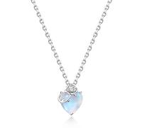 FANCIME Collana/Bracciale a Farfalla in Argento Sterling 925 con Zirconi Cubici, Farfalla Bianca/Oro/Oro Rosa, con bellissimo portagioie Compleanno di Natale San Valentino Presente per le donne