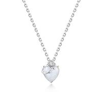 FANCIME Collana/Bracciale a Farfalla in Argento Sterling 925 con Zirconi Cubici, Farfalla Bianca/Oro/Oro Rosa, con bellissimo portagioie Compleanno di Natale San Valentino Presente per le donne
