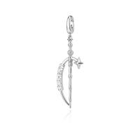 FANCIME Harry Potter x Collaboration - Silver, Silver Sterling Silver Charms Necklace Jewellery Gift for Women Girls