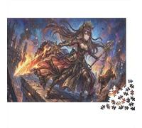 Fanciulla di Guerra a Vapore Puzzle in Legno 500 Pezzi Adulti E Ragazzi,Gioco Educativo,dai 14 Anni,Decorazione Casa,Sfida Impossibile,Legno,Idea Regalo,Antistress (52x38cm)