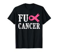Fanculo Cancro Nastro Rosa Consapevolezza del Cancro al Seno Maglietta