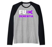 Fanculo Dementia Shirt - Fanculo Alzheimer, consapevolezza della demenza Maglia con Maniche Raglan