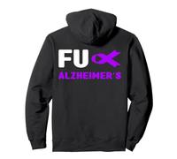 Fanculo la Camicia di Alzheimer, Scopa la demenza, la consapevolezza dell'Alzheimer Felpa con Cappuccio