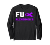 Fanculo la Camicia di Alzheimer, Scopa la demenza, la consapevolezza dell'Alzheimer Maglia a Manica