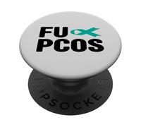 Fanculo PCOS Shirt - Camicia di sensibilizzazione PCOS, Fanculo la consapevolezza PCOS PopSockets PopGrip Adesivo