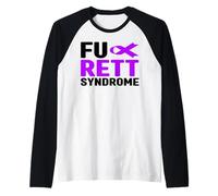 Fanculo Rett Sindrome Camicia - Fanculo Rett Sindrome Consapevolezza Maglia con Maniche Raglan