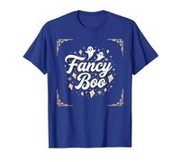Fancy Boo: Boo-JEE Halloween Ghost Art per Uno Stile spettrale Maglietta, Uomo, Blu Reale, M
