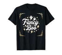 Fancy Boo: Boo-JEE Halloween Ghost Art per Uno Stile spettrale Maglietta, Uomo, Nero, L