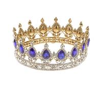 Fancy del copricapo dei gioielli dei capelli placcati oro dei re diademi della