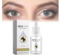 Fancy Drops Change Your Eye Color,IrisInk Eye Drops,Eye Color Changing Drops,Visibly Change Eye Color in Just 2 Hours Lighten & Brighten Your Eye Color (Brown)