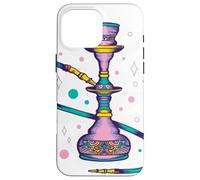 Fancy Narghilè Smoking Tabacco Shisha Multicolore Custodia per iPhone 16 Pro Max
