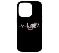 Fancy Pet Rat Heartbeat EKG Stuff Accessories Pulse Line Custodia per iPhone 14 Pro