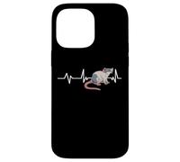 Fancy Pet Rat Heartbeat EKG Stuff Accessories Pulse Line Custodia per iPhone 14 Pro Max