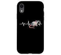 Fancy Pet Rat Heartbeat EKG Stuff Accessories Pulse Line Custodia per iPhone XR