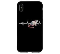 Fancy Pet Rat Heartbeat EKG Stuff Accessories Pulse Line Custodia per iPhone XS Max