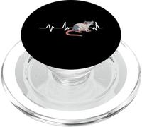 Fancy Pet Rat Heartbeat EKG Stuff Accessories Pulse Line PopSockets PopGrip per MagSafe