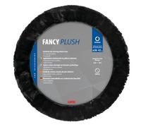 Fancy Plush, coprivolante elasticizzato in pelliccia sintetica Ø 36-42 cm Nero