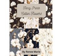 Fancy Prints in Cotton Flowers Scrap Book Paper Pad 11"x 8.6" Double Sided 12 Patterns Floral