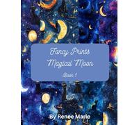 Fancy Prints in Magical Moon Book 1 Scrap Book Paper Pad 11"x 8.6" Double Sided 10 Patterns