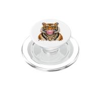 Fancy Tiger Blowing Bubble Gum Collana Occhiali Dog Art PopSockets PopGrip per MagSafe