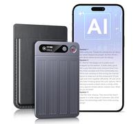 FancyDove Registratore vocale AI, memoria da 64 GB, riepilogo della trascrizione automatica e mappa mentale, registrazione del telefono, presa appunti, riproduzione, per riunioni, lezioni e interviste