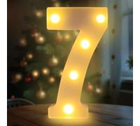 Fancysky Lettere LED da 22 cm, Lettere Luminose Led, Adatte per Proposte di Matrimonio, Festival, Feste e altri Eventi per Creare un'atmosfera Romantica e Accogliente (7)