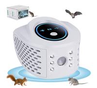 Fancysky Ultrasuoni per Topi, Dissuasori per Topi da Interno Ampia Copertura, Potente Repellente per Topi con Luce LED 3 modalità, Scaccia Topi Ultrasuoni per casa, Appartamento, Soffitta (Bianco)