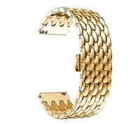 Fanda di orologi in metallo, cinturino da orologio, cinturino in acciaio inossidabile in lega di ricambio in metallo braccialetta da polso da polso da polso da donna Bracciale da uomo (colore della