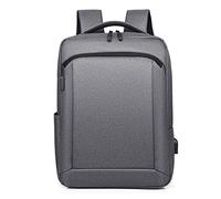 FANDARE 2025 Aggiornato Zaino 15.8L per Laptop con Porta USB di Ricarica Impermeabile per Uomo e Donna Compatibile con PC 15.6 Pollici Zaino Università, Viaggio, Business, Giornaliero Grigio scuro