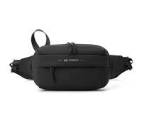 FANDARE 4 in 1 Zaino Monospalla da uomo marsupio Borsa a Tracolla borsa da uomo Borsa con striscia riflettente Borsello Uomo Borse a spalla da palestra Zaini per Viaggio Trekking Nero