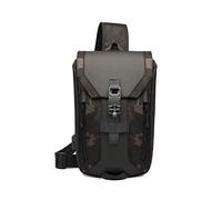 FANDARE Antifurto Zaino Monospalla Sling Bag con USB Grande Capacità Borsa a tracolla Uomo Business Borsello a tracolla Borsa a Spalla per Trekking Ciclismo Viaggio Sport Durevole Poliestere Camo