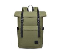 FANDARE Antifurto Zaino Zainetto Scuola Roll Top backpack Espandibile Zaino per 15.6 pollice PC Portatile da Uomo Donna Borsa Universitaria Impermeabile Daypacks per Viaggio Lavoro Scuola verde