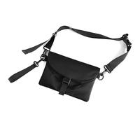 FANDARE Borsa a tracolla con busta Uomo Borse spalla Pochette e Clutch con tracolla larga regolabile Nero Borsello Messenger Pochette Viaggio Phone Shoulder Crossbody Bag
