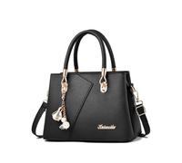 FANDARE Borsa a Tracolla da donna Multitasche Borsa a Mano PU Pelle Borse Tote Impermeabile Borse a Spalla per Shopping Viaggio Lavoro Incontri Nero