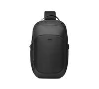 FANDARE Borsa a Tracolla Sportiva Multiuso Impermeabile Multi Scomparti Design Moda Grande Capacità per Viaggi Escursionismo Ciclismo Giornaliera Nero