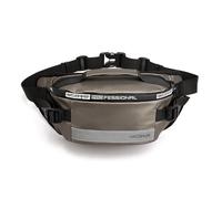 FANDARE Borsa a Tracolla Uomo Donna Zaino Antifurto Multifunzione con Materiale Impermeabile Cintura Lombare con Tasche Multiple Cinghia Riflettente per Viaggi, Sport e Uso Quotidiano Cachi