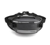 FANDARE Borsa a Tracolla Uomo Donna Zaino Antifurto Multifunzione con Materiale Impermeabile Cintura Lombare con Tasche Multiple Cinghia Riflettente per Viaggi, Sport e Uso Quotidiano Grigio