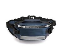 FANDARE Borsa a Tracolla Uomo Donna Zaino Antifurto Multifunzione con Materiale Impermeabile Cintura Lombare con Tasche Multiple Cinghia Riflettente per Viaggi, Sport e Uso Quotidiano Blu