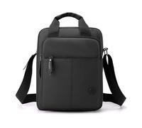 FANDARE Borsa a Tracolla Uomo Moderna Zaino a spalla regolabile PU Pelle Minimalista Borsa a tracolla Messenger Business giorno Sacchetto Borsetta Portadocumenti Crossbody Bag Nero