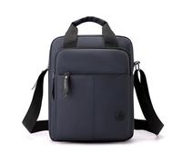 FANDARE Borsa a Tracolla Uomo Moderna Zaino a spalla regolabile PU Pelle Minimalista Borsa a tracolla Messenger Business giorno Sacchetto Borsetta Portadocumenti Crossbody Bag Blu scuro