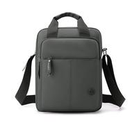 FANDARE Borsa a Tracolla Uomo Moderna Zaino a spalla regolabile PU Pelle Minimalista Borsa a tracolla Messenger Business giorno Sacchetto Borsetta Portadocumenti Crossbody Bag Grigio
