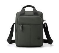 FANDARE Borsa a Tracolla Uomo Moderna Zaino a spalla regolabile PU Pelle Minimalista Borsa a tracolla Messenger Business giorno Sacchetto Borsetta Portadocumenti Crossbody BagVerde