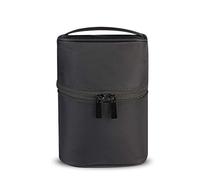 FANDARE Borsa da Toilette Borsa Cosmetica da Viaggio Donna Ragazza Pochette per Trucchi Beauty Case da Viaggio Accesori da viaggio Makeup Bag Impermeabile Nylon Nero