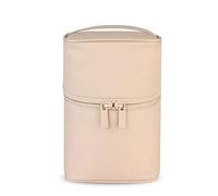 FANDARE Borsa da Toilette Borsa Cosmetica da Viaggio Donna Ragazza Pochette per Trucchi Beauty Case da Viaggio Accesori da viaggio Makeup Bag Impermeabile Nylon Rosa