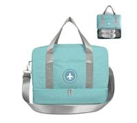 FANDARE Borsa da Viaggio 3 in 1 con Separatore Umido/Asciutto e Scomparto Scarpe, Borsone Palestra 21L Impermeabile e Leggero per Uomo e Donna, Ideale per Sport, Palestra, Weekend