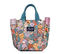 FANDARE Borsa Porta Pranzo Porta Pranzo Borsa da Picnic Borsa Pranzo borsetta da donna per Ufficio lavoro Scuola Viaggi Campeggio All'aperto Picnic(Gatto)